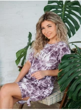Туника Мисти бордо (кулирка)